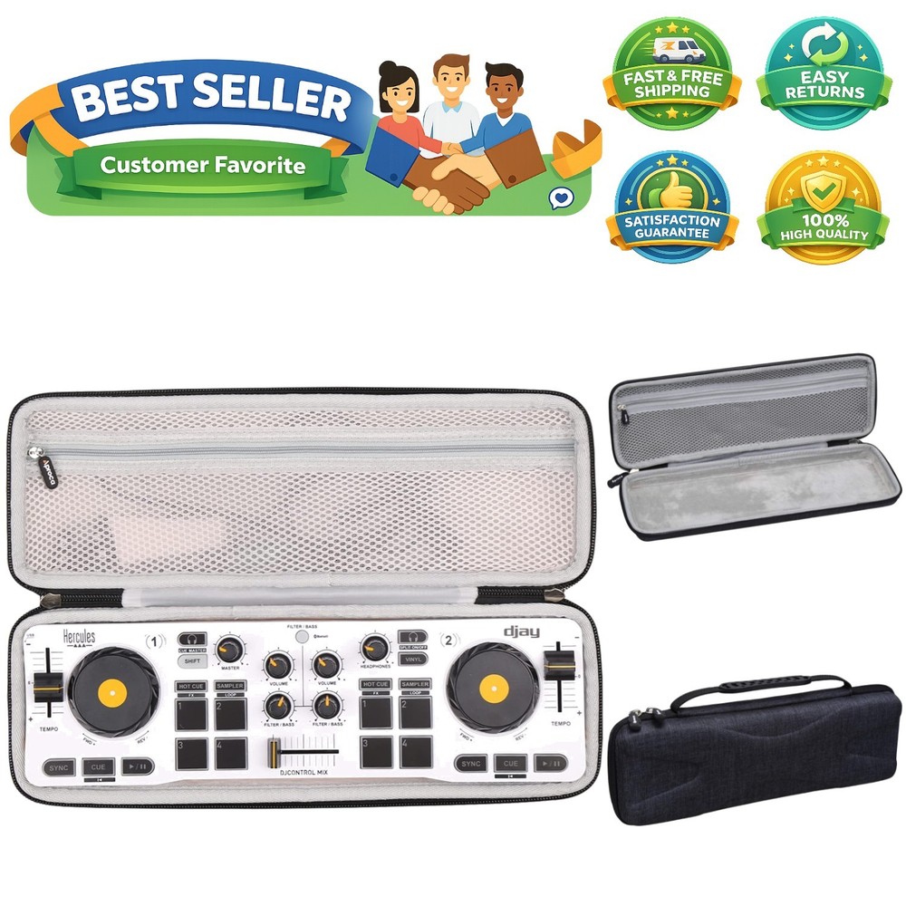 Protective Hard Case for DJ Controllers – Perfect Fit for Hercules DJControl Mix