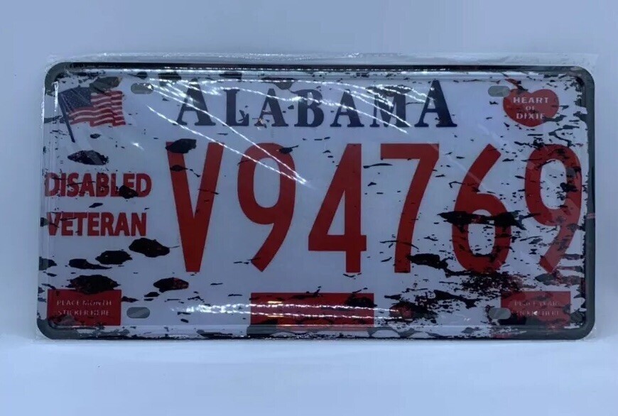Wall deco License Plate