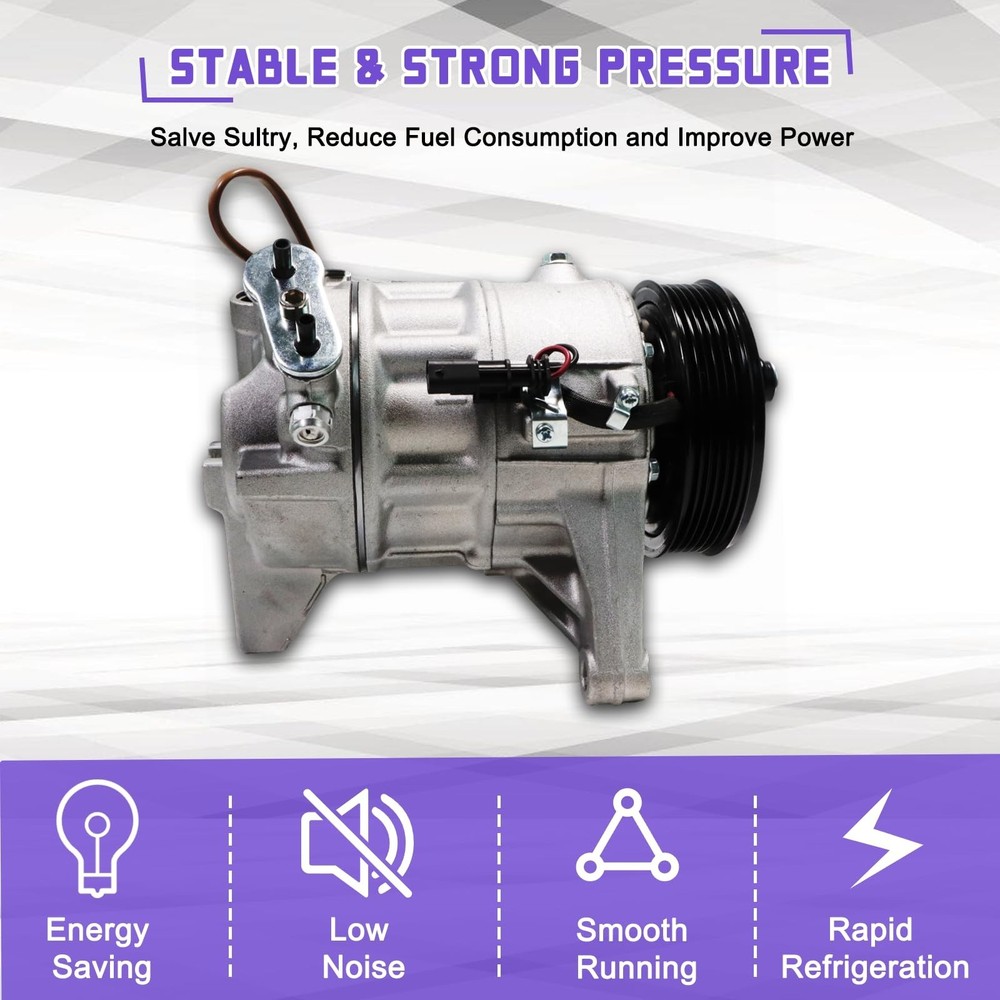 AC Compressor CO 22224C Air Conditioning Compressor Replacement for 2012-2016...