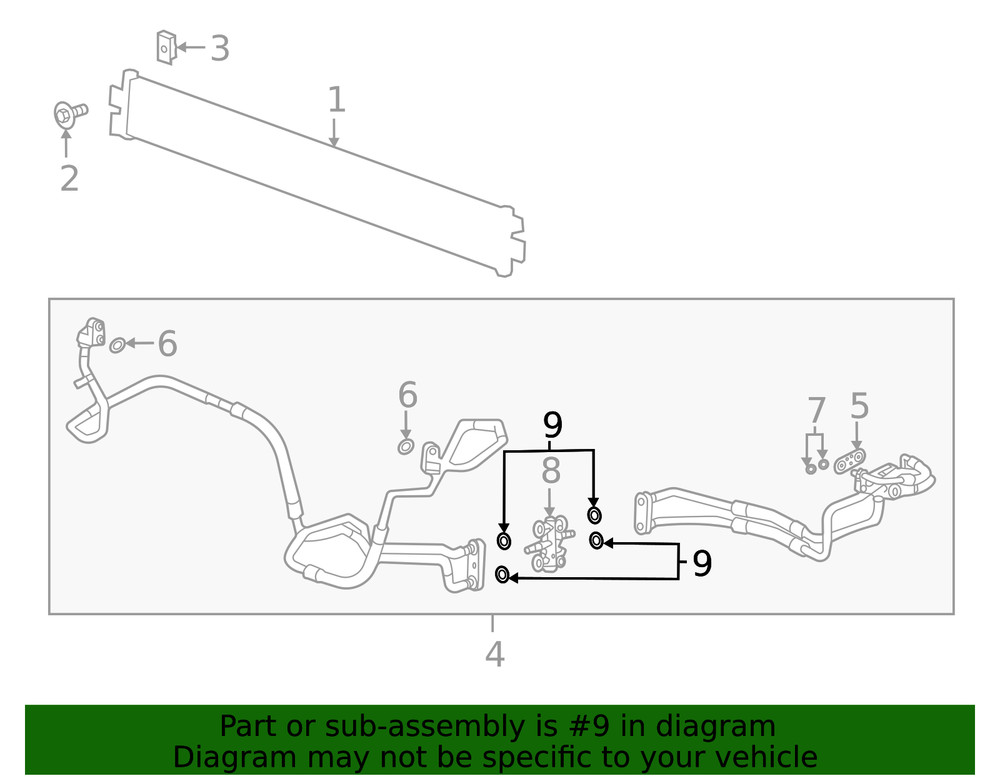 Genuine GM By-Pass Valve O-Ring 85628208