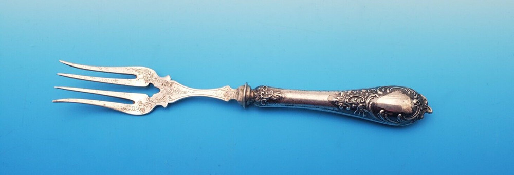 German 800 Silver Hollow Handle Fish Fork    13278