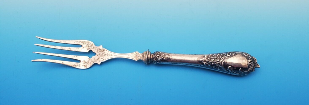 German 800 Silver Hollow Handle Fish Fork 13278