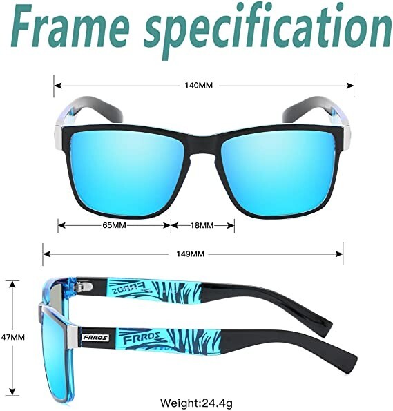 Plastic frameTri Acetate Cellulose lensPolarizedUV Protection Coating coating