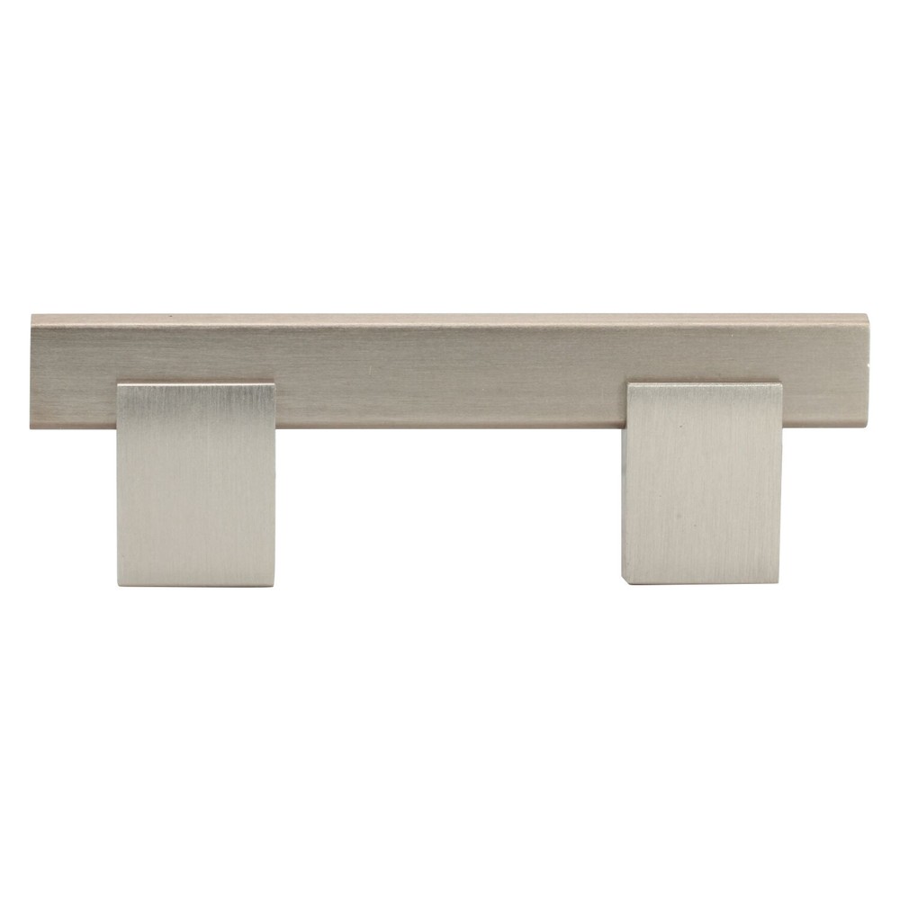 25 Pack Rok Bridge Style 76 Mm Centers Brushed Nickel Cabinet Pull Handle 4-1/4"