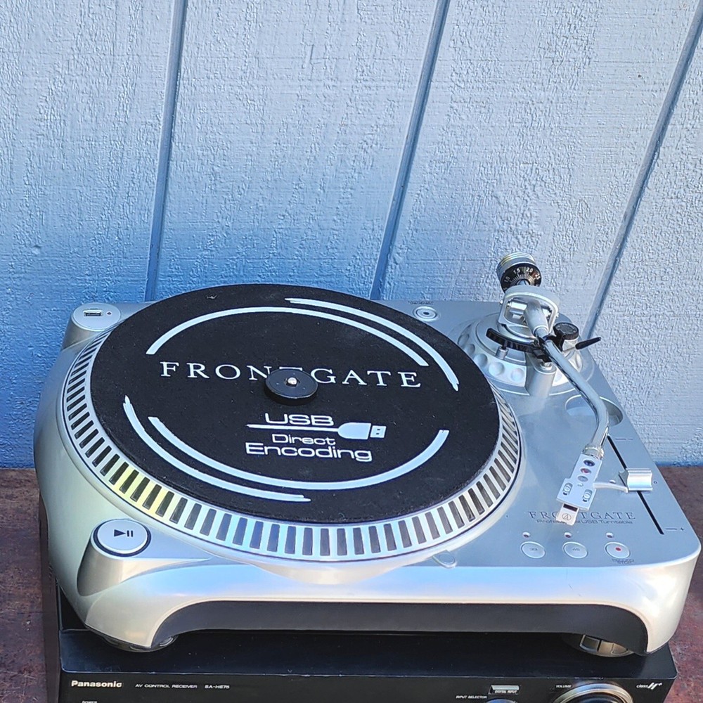 Frontgate Professional Vinyl-to-digital USB  DJ Turntable Transfer LP's onto USB