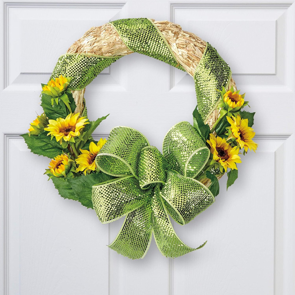 Straw Wreath Form 14 Inch Natural