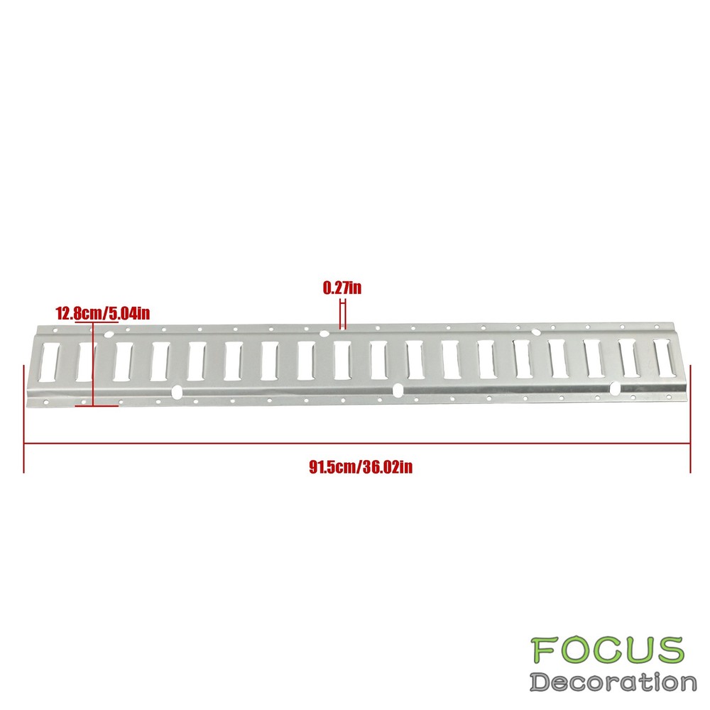3' E Track Tie Down Enclosed Trailer (24Pack) Horizontal Flexible Multi Purpose