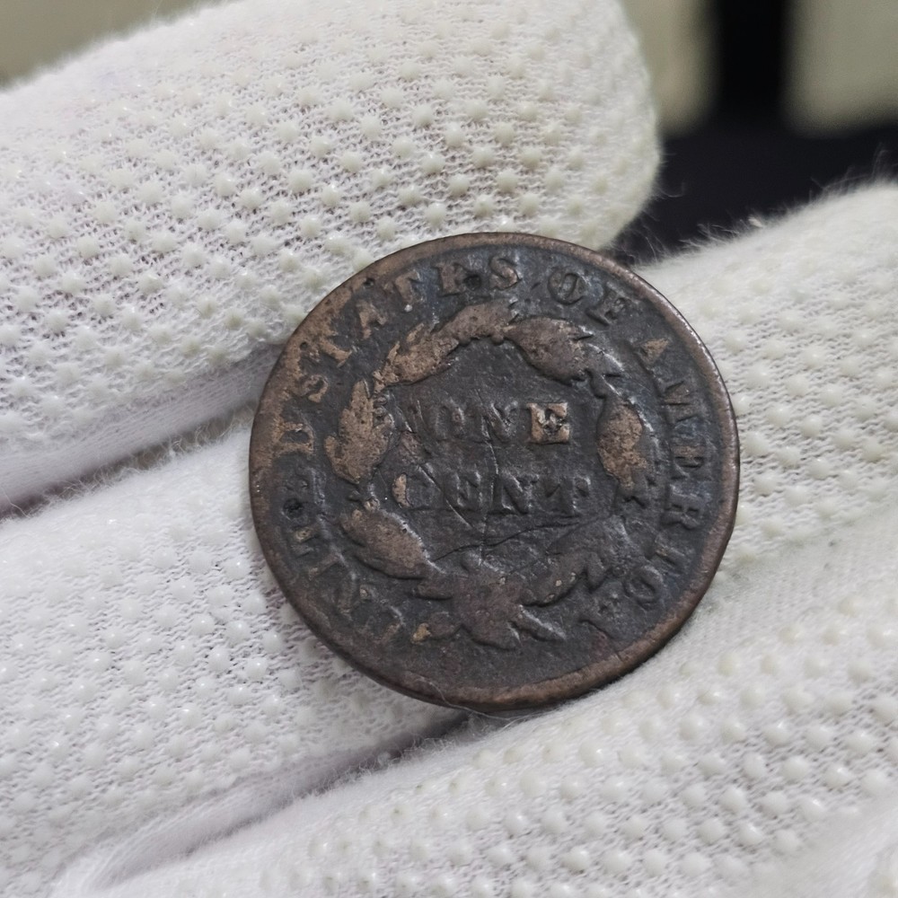 1829 Large Cent Medium Letters Reverse Free Combined Shipping!