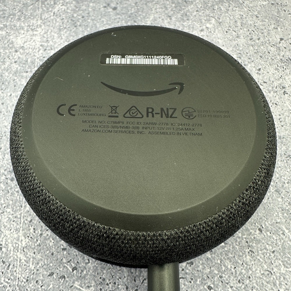 Reset Amazon Echo Dot 3rd Generation C78MP8 Smart Speaker Black