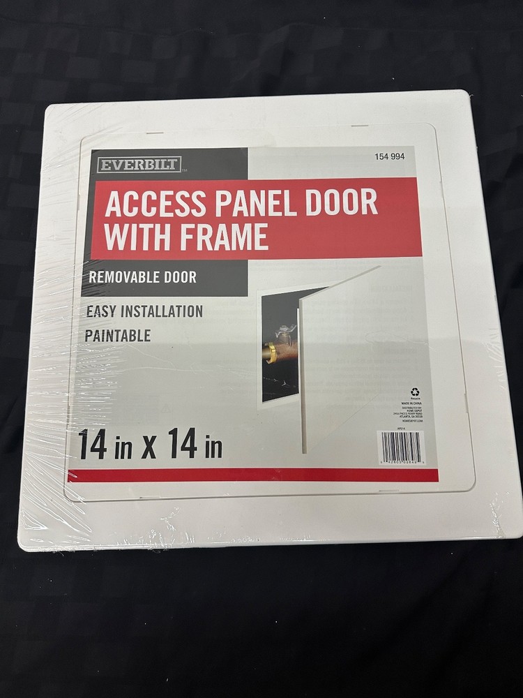 Everbilt 14x14 Access Panel with Frame White Plastic – New, Sealed
