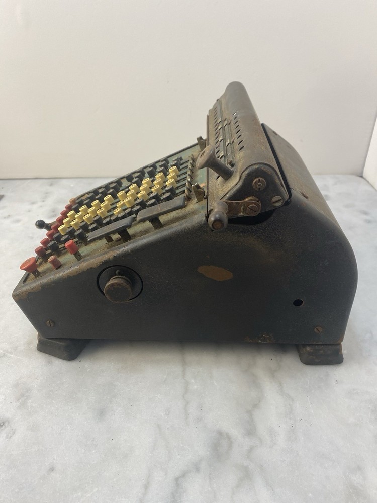 Vintage Monroed Mechanical Calculator High Speed Adding Calculator UNTESTED