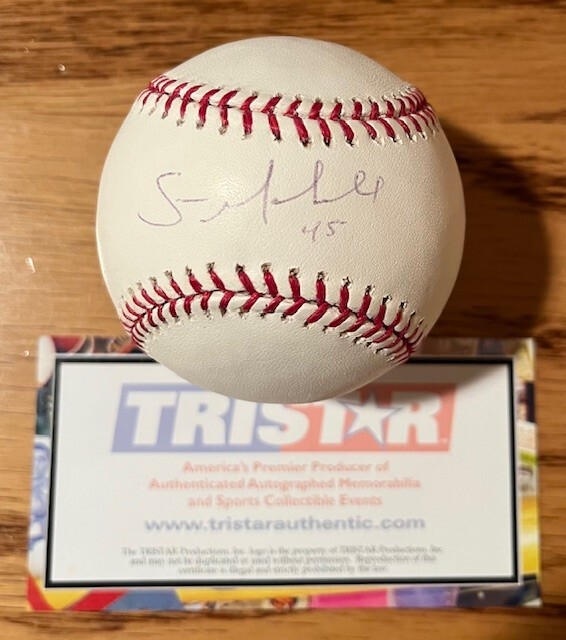 SEAN MARSHALL Autographed Signed Rawlings OML Baseball TRI STAR MLB Authentic