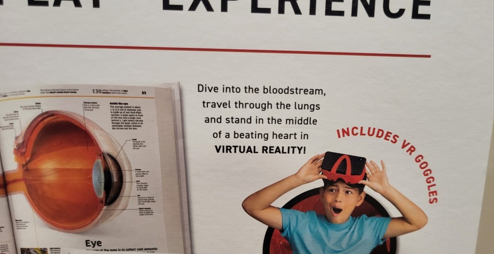 Abacus Brands Virtual Reality Human Body Learning Activity Set VR Goggles