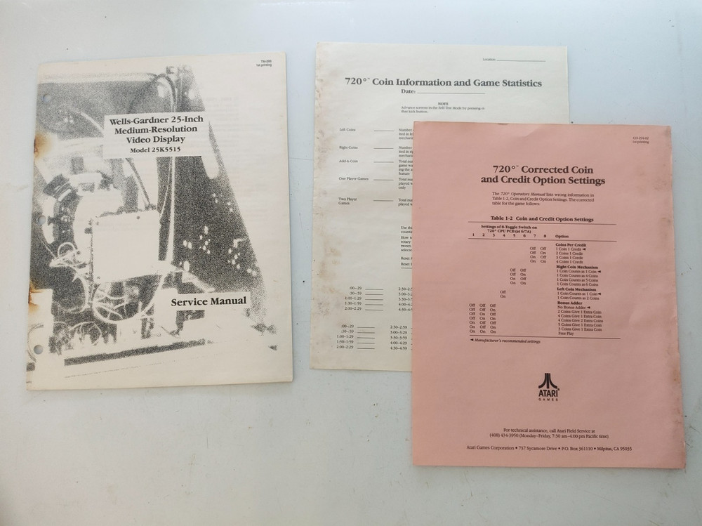 ATARI 720 manual with schematics