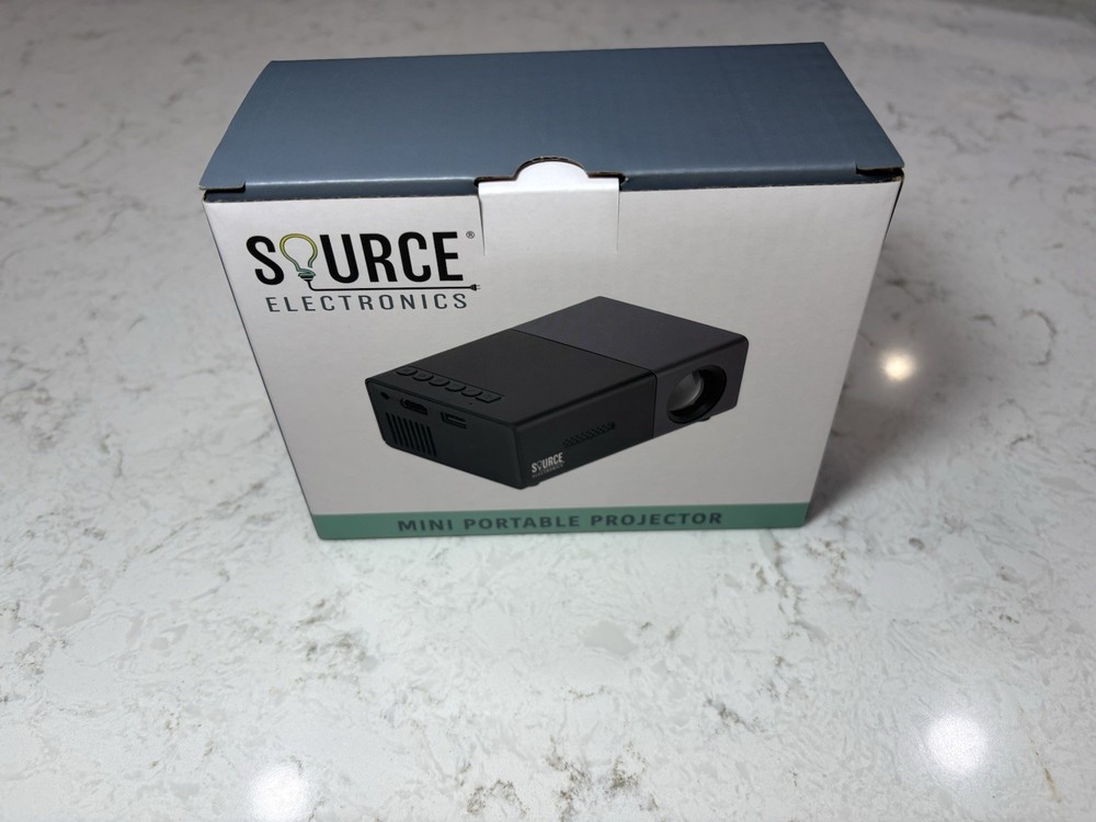 New Source Electronic Mini 6” Portable Projector NIB