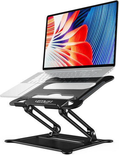 Urmust Laptop Notebook Stand Holder Adjustable Portable A-Black