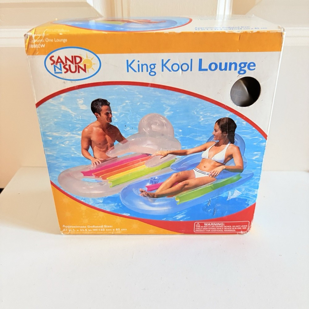 Sand N Sun King Kool Lounge Extra High Backrest NOS