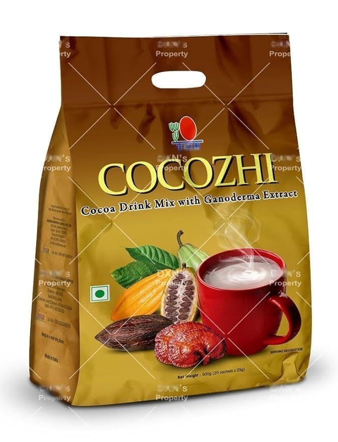 3 PACK | DXN Cocozhi Cocoa Drink with Ganoderma Extract