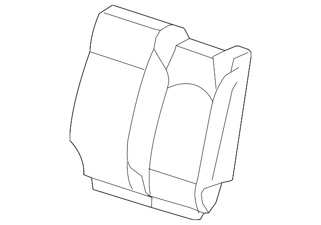 Genuine GM Seat Back Cover 25973973