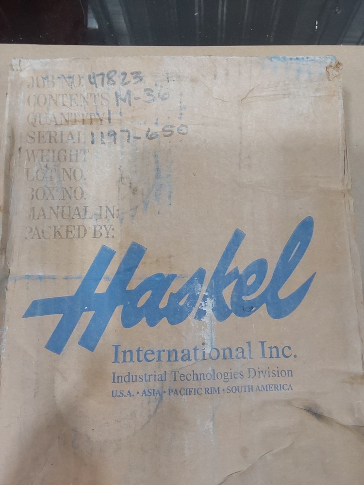 HASKEL M-36 / M36 (BRAND NEW)