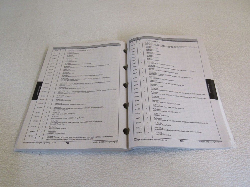 2009-2010 Premium Chassis Steering & Alignment Products Automotive