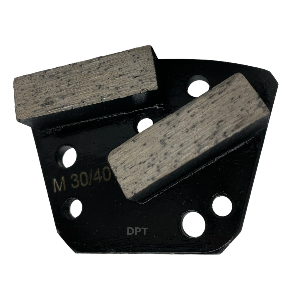 Trapezoid Grinding Tooling For Concrete Floor Grinders Medium Bond Grit 30/40