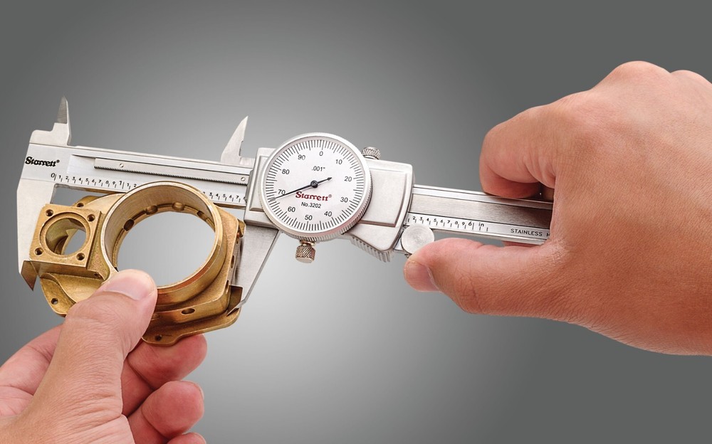 Starrett 3202-6 6" Machinists Dial Caliper