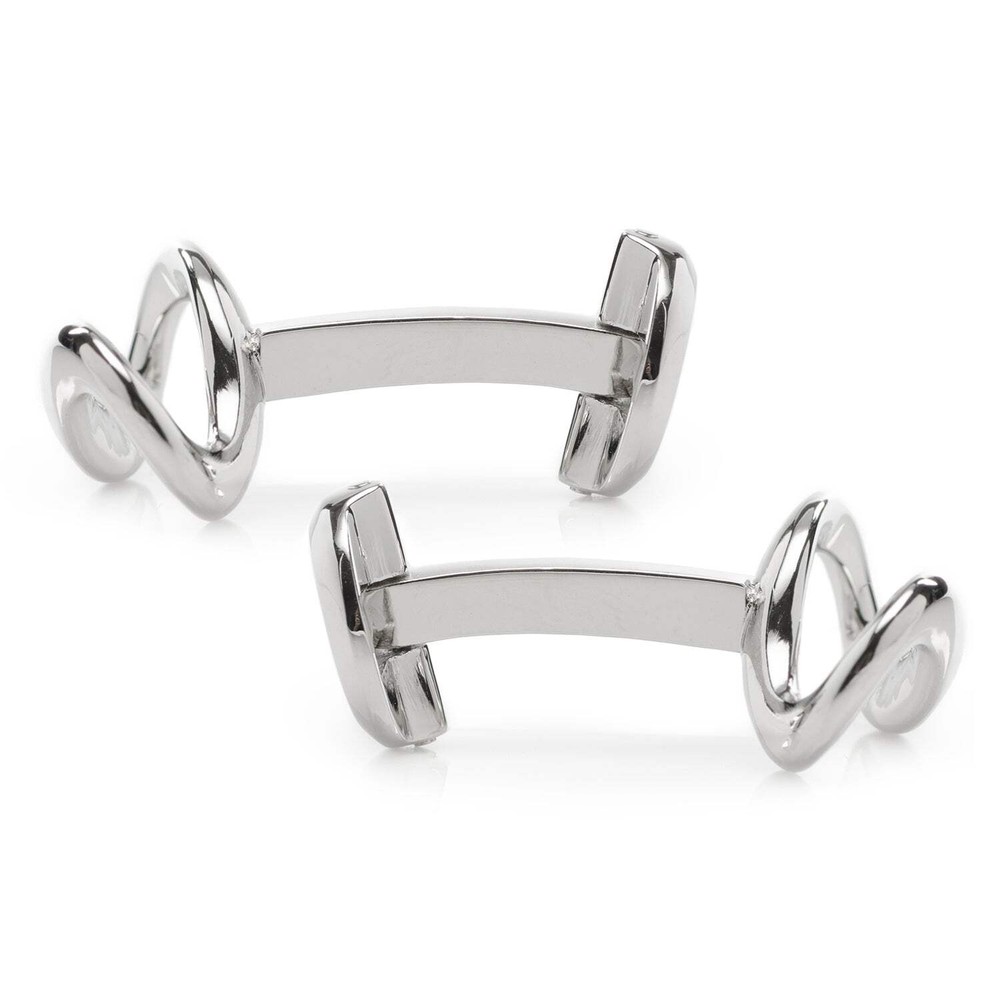 Sterling Silver Infinity Symbol Cufflinks