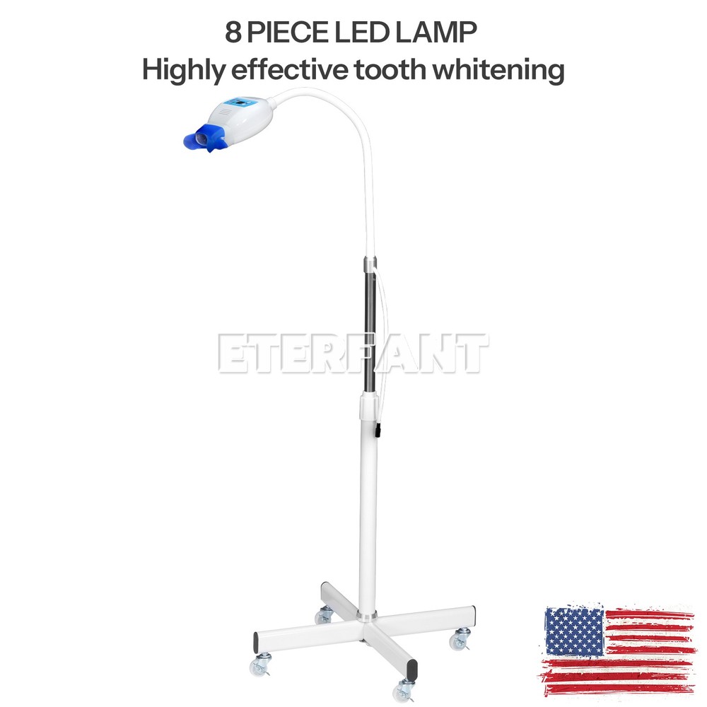 Dental Mobile Teeth Whitening Machine LED Light Accelerator Lamp Bleaching US