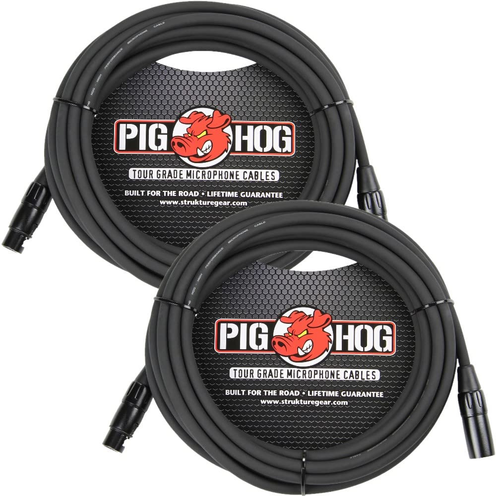 PHM30 High Performance 8Mm XLR Microphone Cable, 30 Feet - 2 Pack