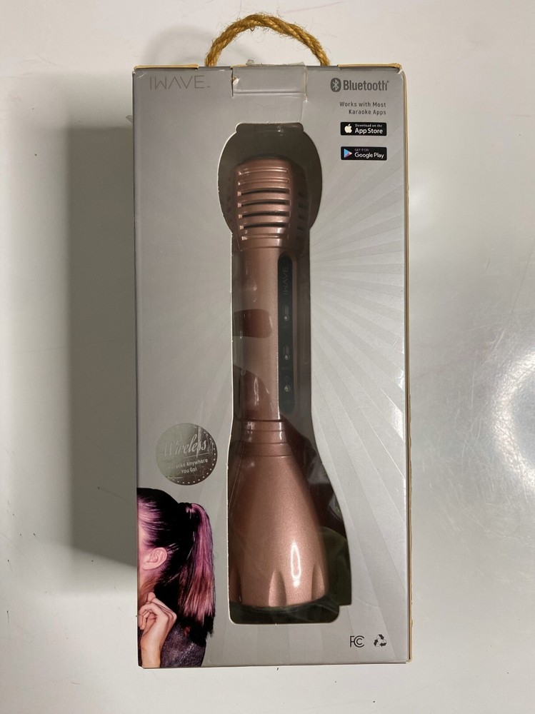 IWAVE Karaoke Microphone & Speaker Bluetooth Wireless Rechargeable Sync & Sing