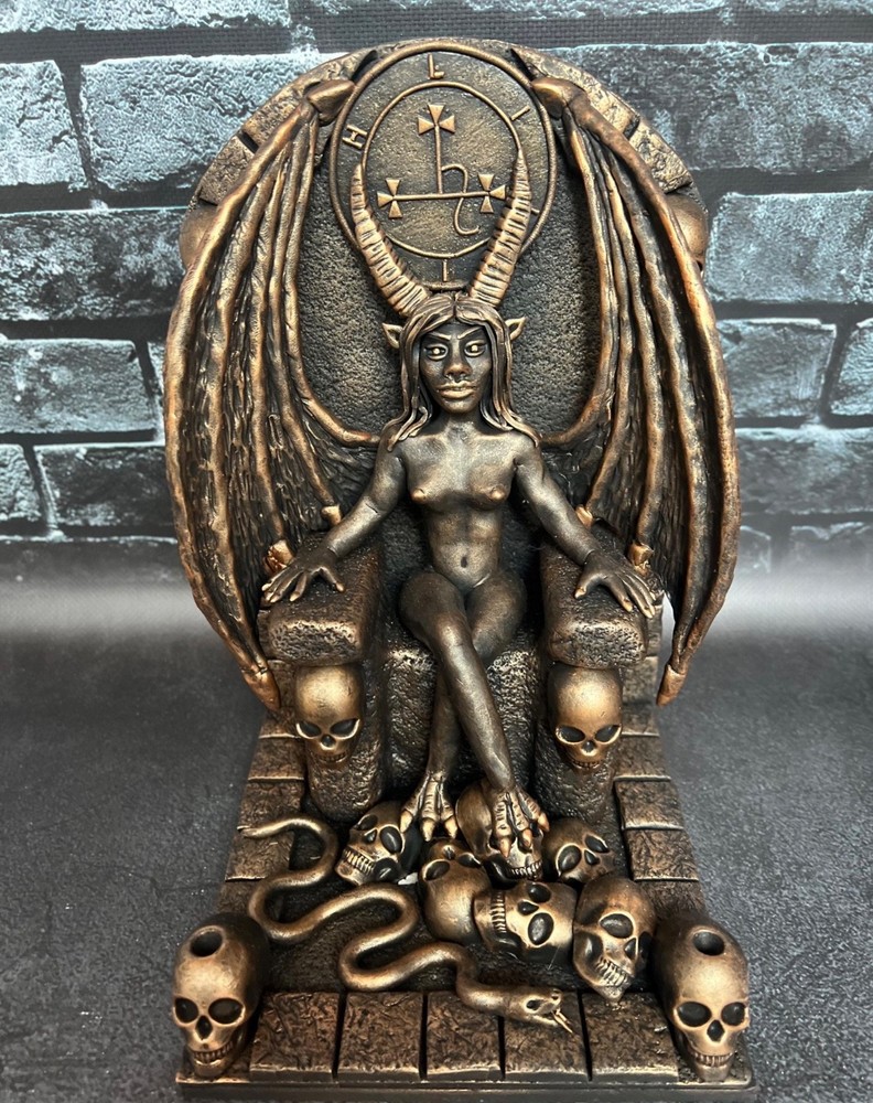 Lilith Altar Statue Dark Goddess Figurine Occult Pagan Witch Decor