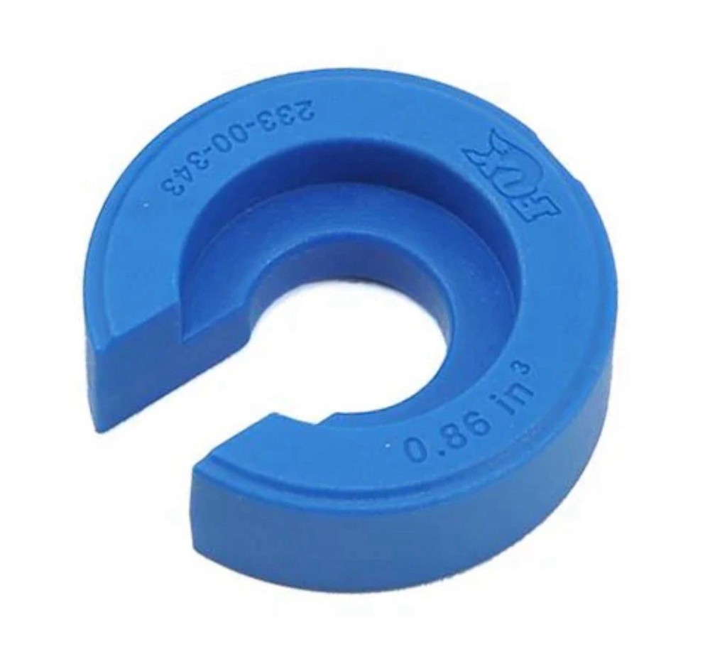 0.86"³ Fox FLOAT DPX2 Shock Volume Spacer 0.86" Plastic Medium Blue 233-00-343