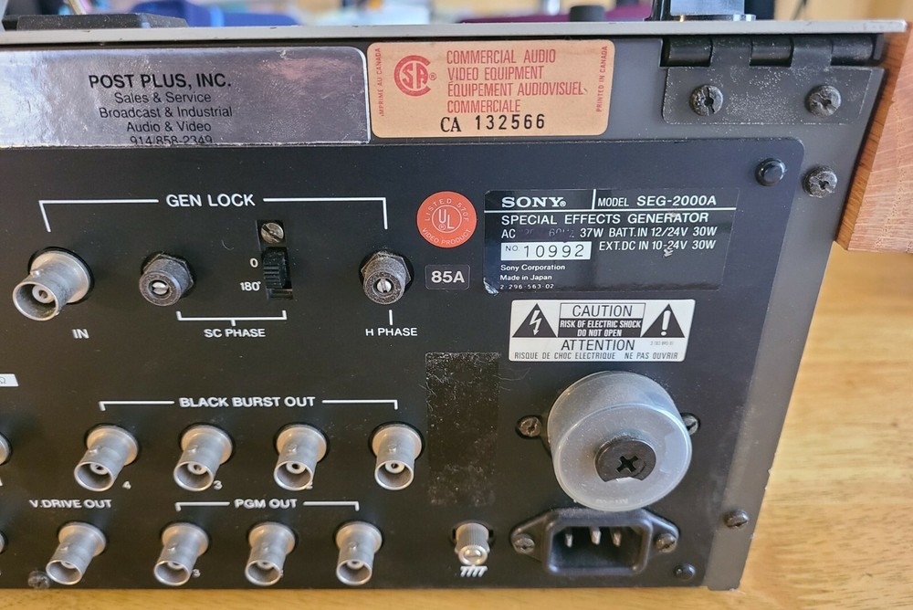 Sony Special Effects Generator SEG-2000A