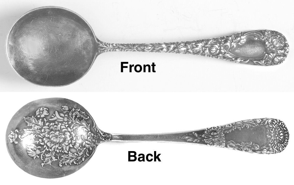 Durgin Chrysanthemum Bouillon Soup Spoon 1154767