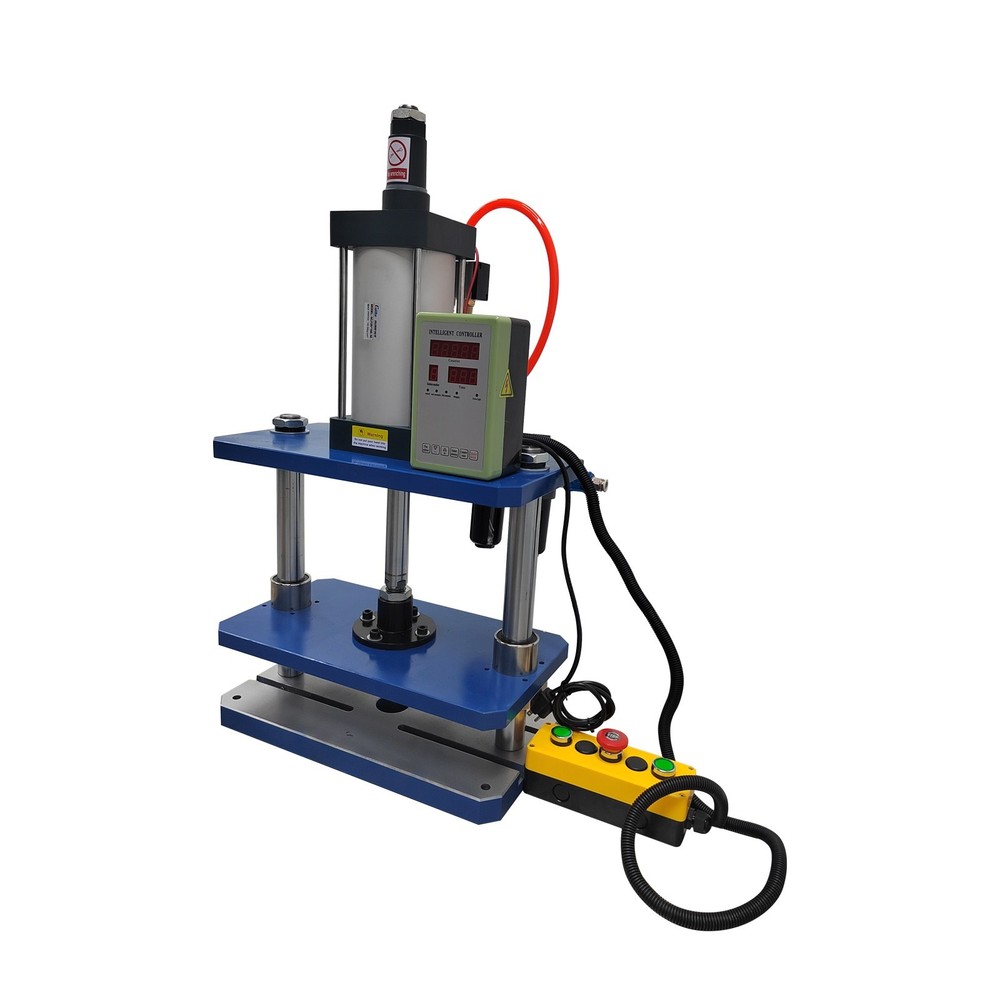 110V 1763lb Automatic Pneumatic Punch Press Machine with Controller Adjustable