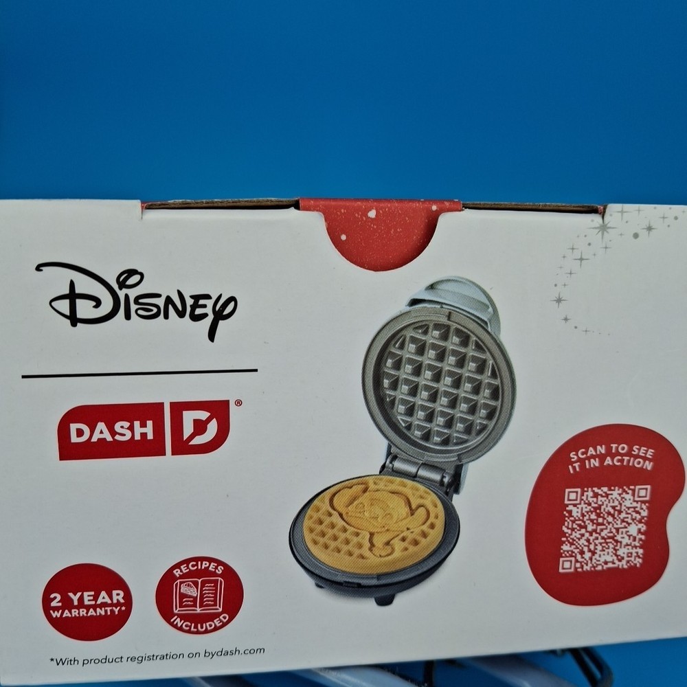 Disney Dash Stitch Santa Mini Waffle Maker