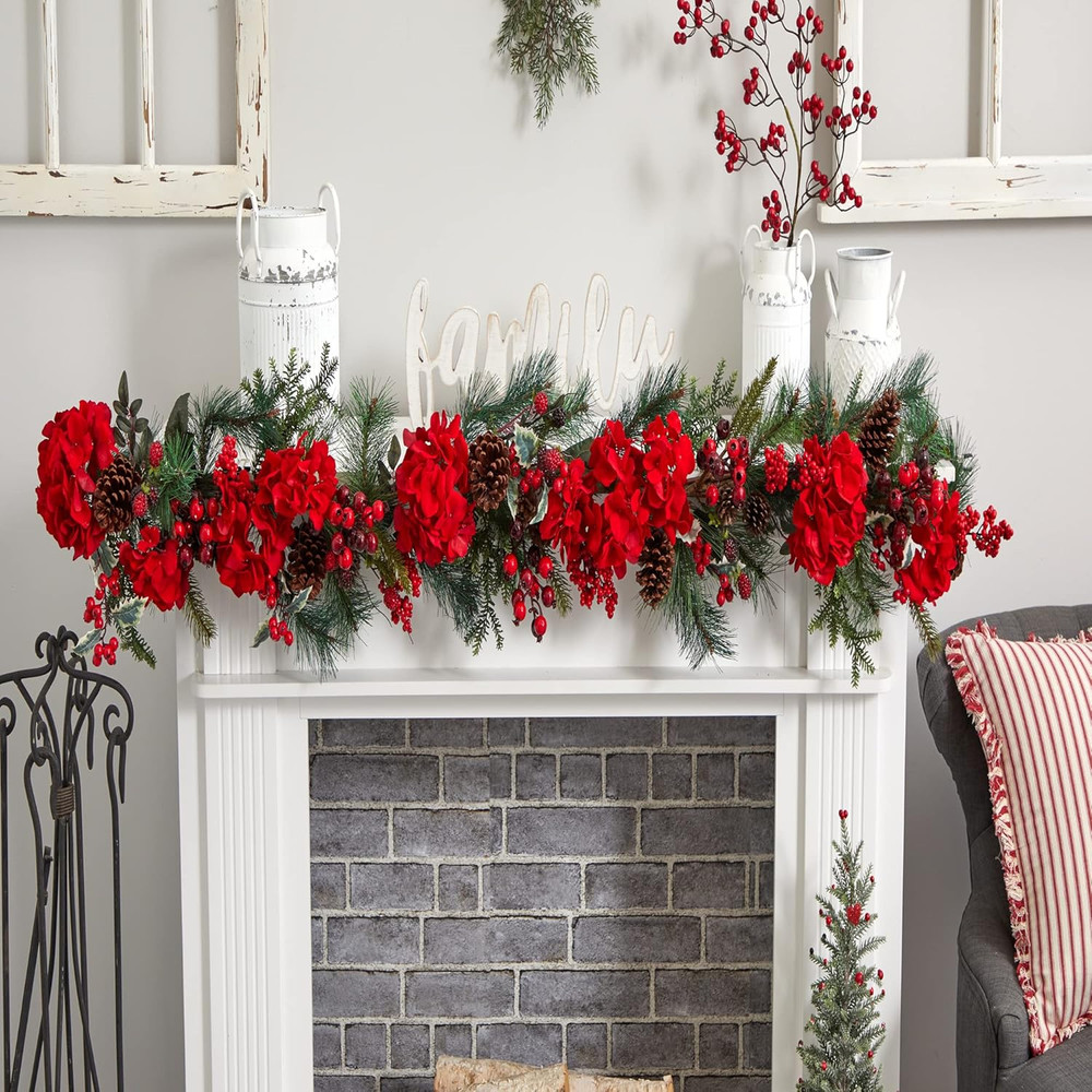 72In. Hydrangea Garland