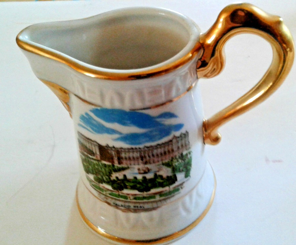 Colorful Porcelain Pitcher / Creamer