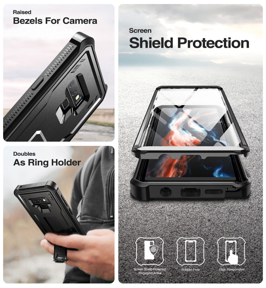 DEXNOR Case for Samsung Galaxy Note 9, Full-Body with Built-in Screen Protector