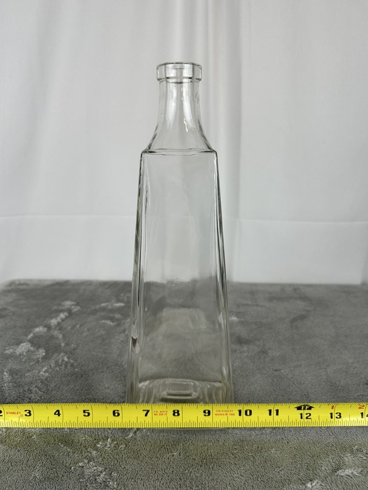 Tall Vintage Clear Bottle