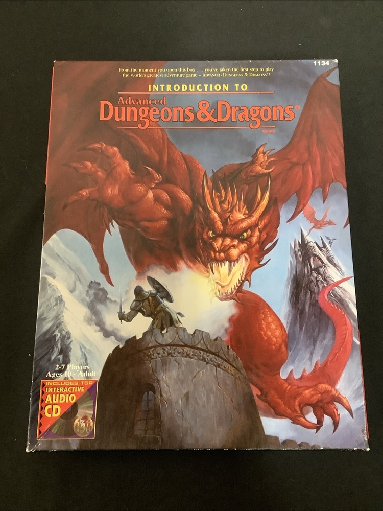 Introduction To Advanced Dungeons And Dragons Box Set Complete