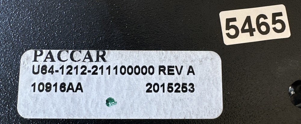 2018 Kenworth T680 Sleeper Control Panel Bracket 10916AA U64-1212-2111 OEM