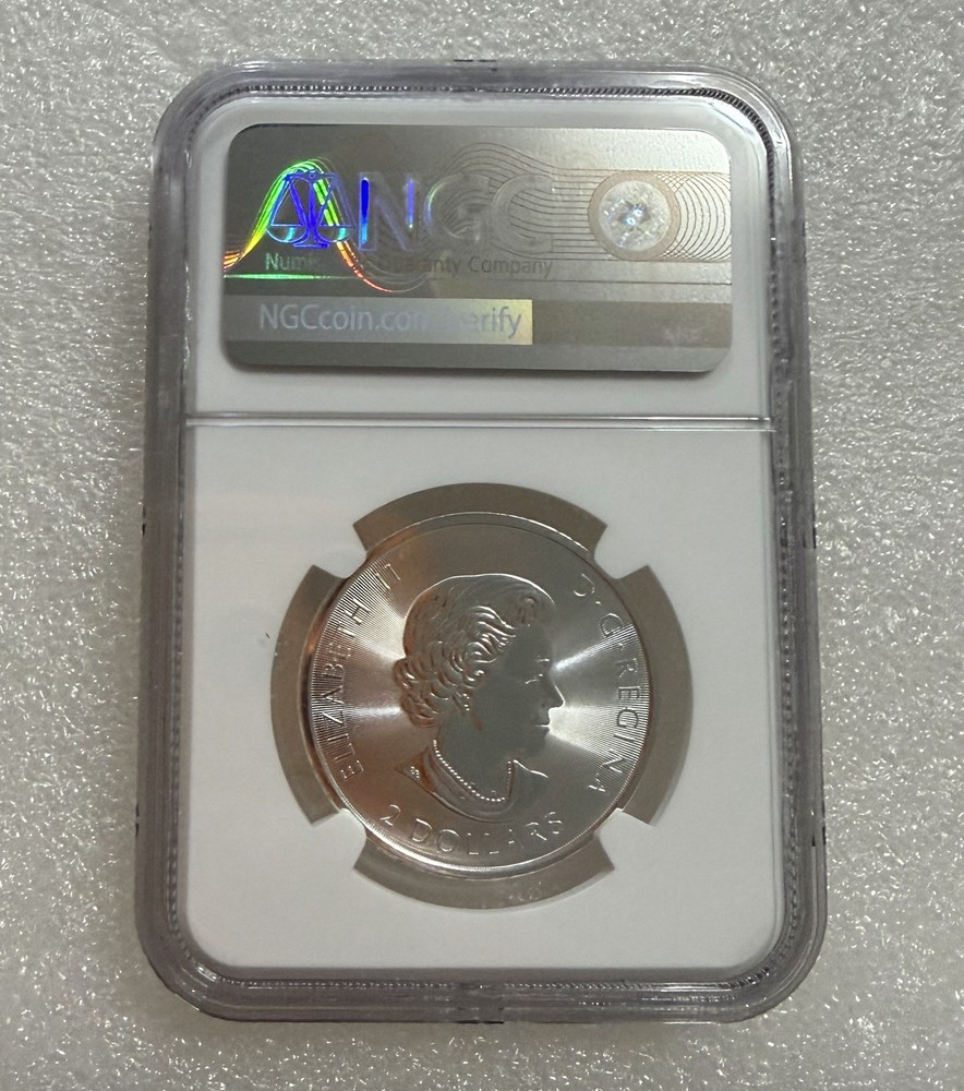2018 Canada $2 Polar Bear Silver Commemorative Coin NGC MS69 Uncirculated
