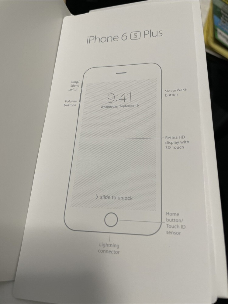 Apple iPhone 6 Plus Box & Insert Only