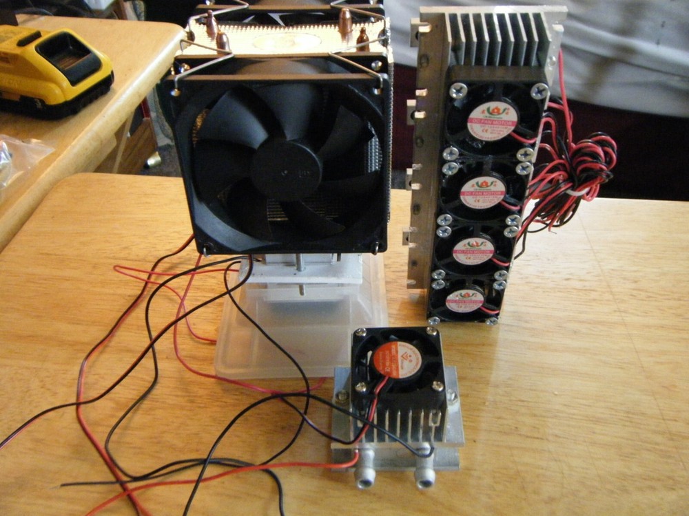 PC COMPUTER LIQUID COOLING  HEATSINKS / THINGS (3), USED, UNTESTED 230414001