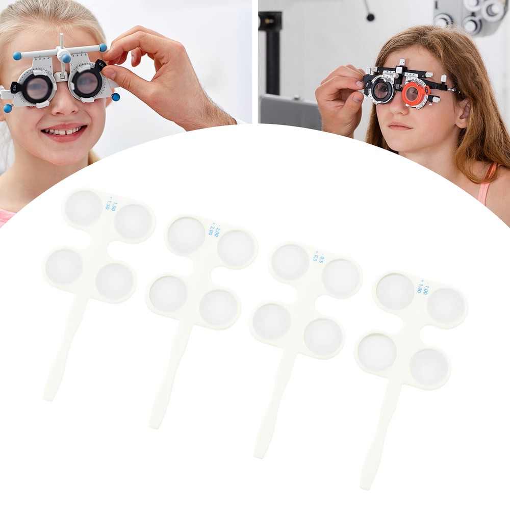 For Lens Confirmation Test Tools Optical Flipper Optometry Plastic Flip White