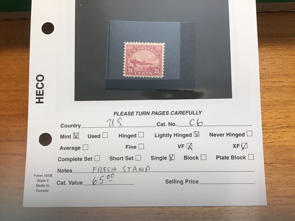 U.S. # C6 - MINT - SEE PHOTO