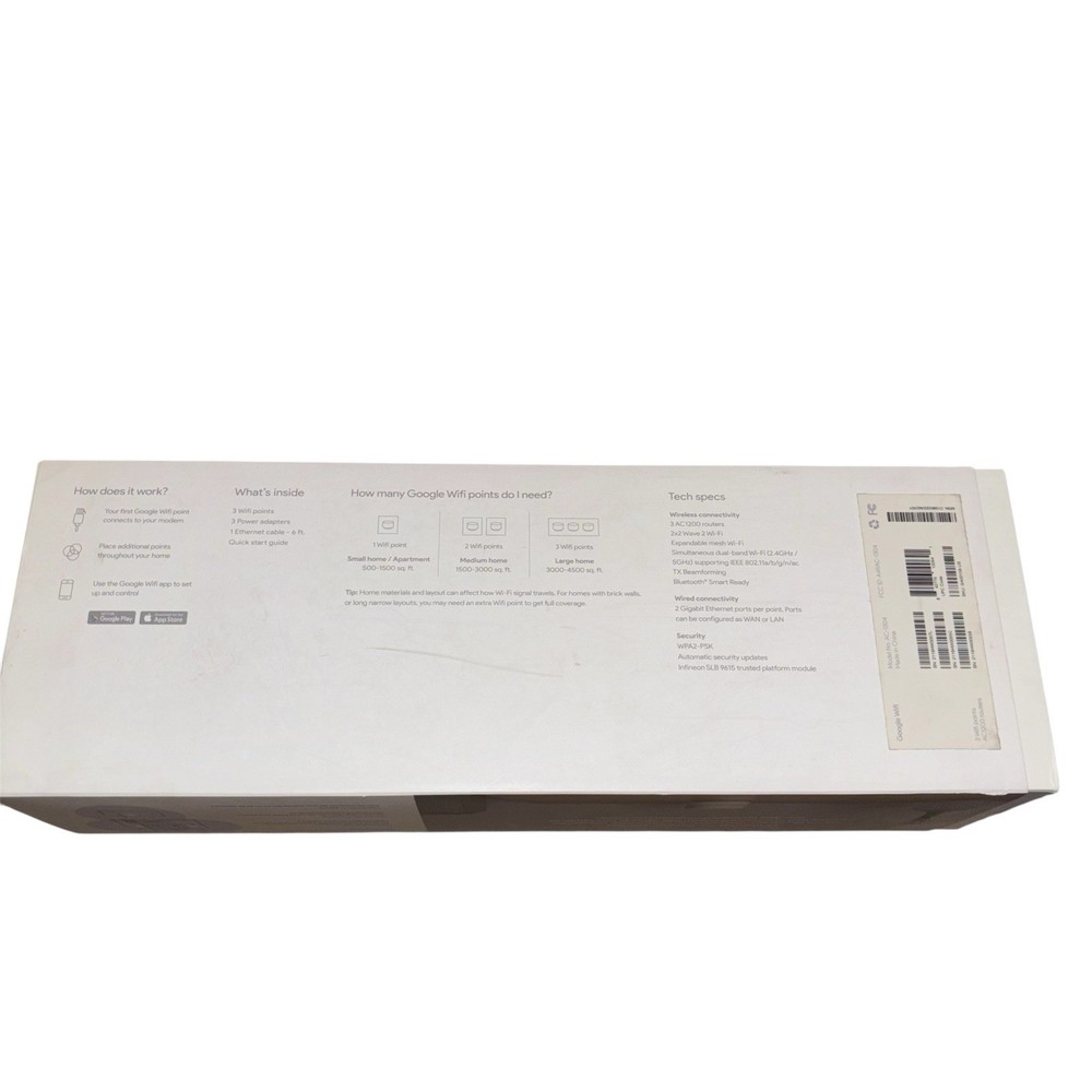 Google AC1200 Wifi Routers 3 Pack