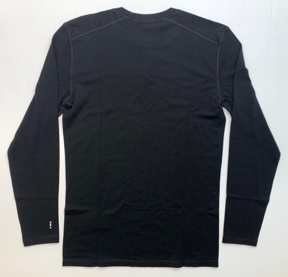 Men's SMARTWOOL Classic Thermal Merino Base Layer Crew BLACK
